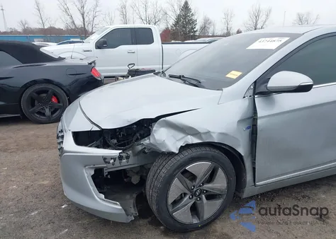 2020 Hyundai Ioniq Hybrid Sel z USA, uszkodzony, nr VIN KMHC85LC0LU209451